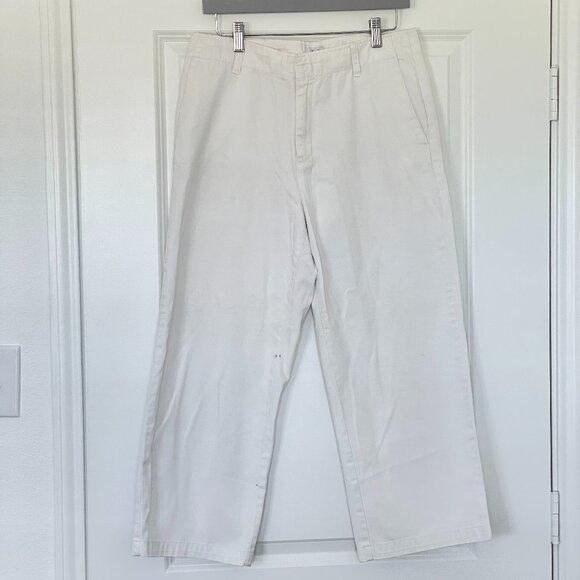 Calvin Klein Pants - Calvin Klein Jeans Beige Cotton Ankle or Capri Pant – Women’s Size 10